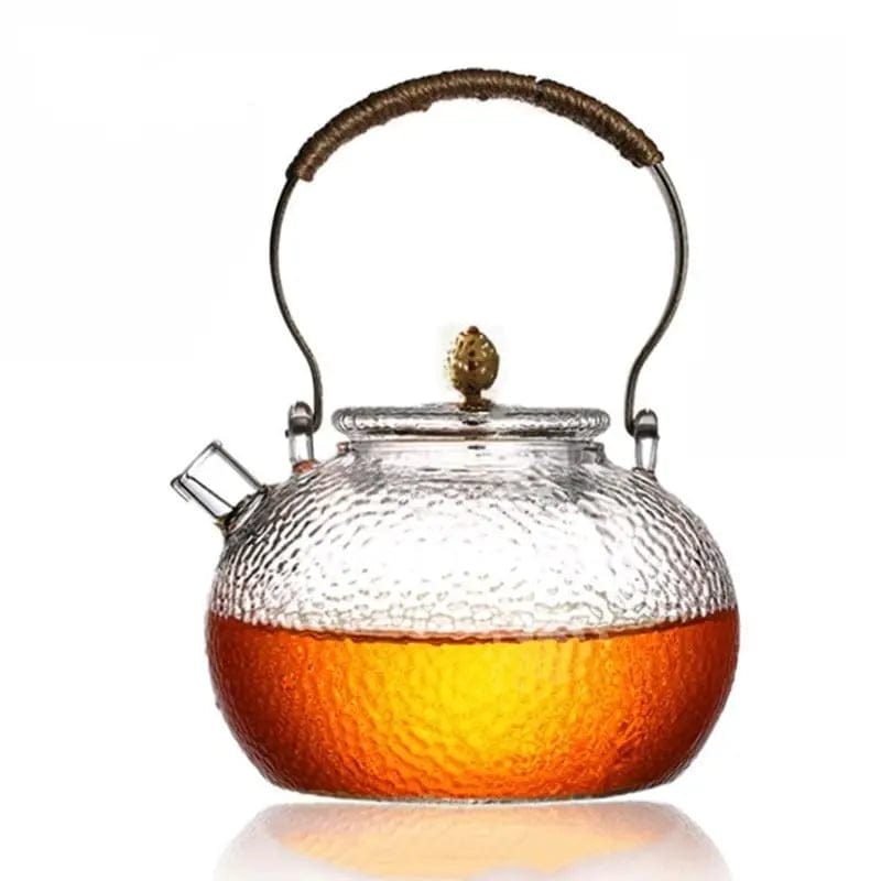 Antieke Chinese glazen theepot 900ML