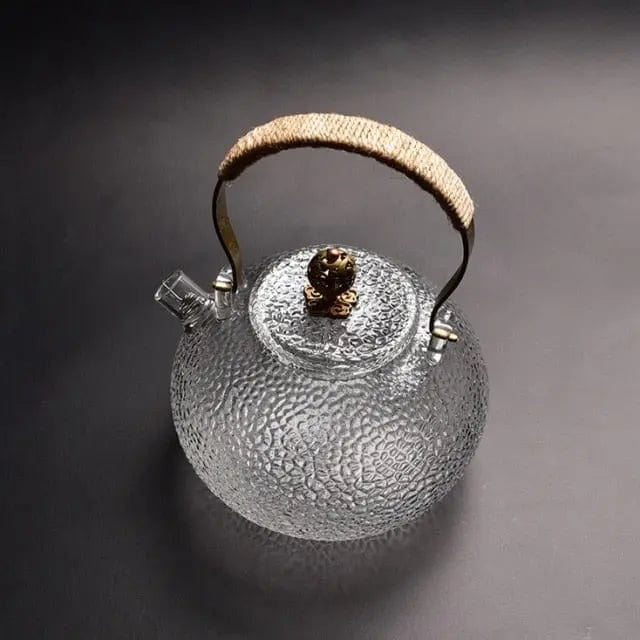 Antieke Chinese glazen theepot 900ML