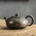 Antieke Chinese theepot van aardewerk 120 ml