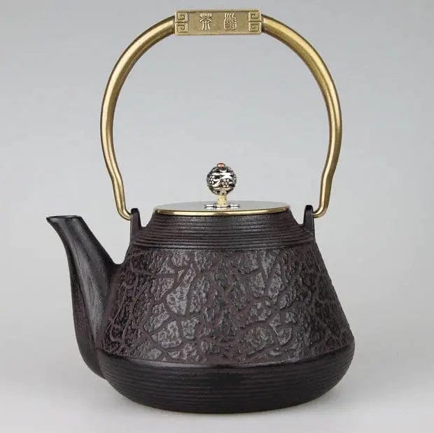 Antieke Japanse gietijzeren theepot 1,3L