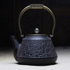 Antieke Japanse gietijzeren theepot 1,3L