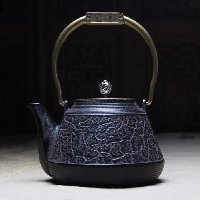Antieke Japanse gietijzeren theepot 1,3L