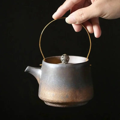 Antieke Japanse keramische theepot 210 ml