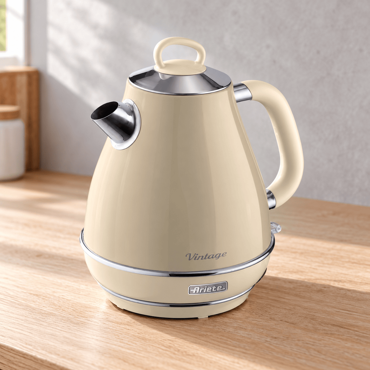 Ariete 2869 Vintage waterkoker 1,7 liter – beige