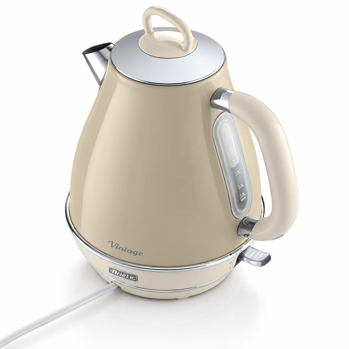 Ariete 2869 Vintage waterkoker 1,7 liter – beige
