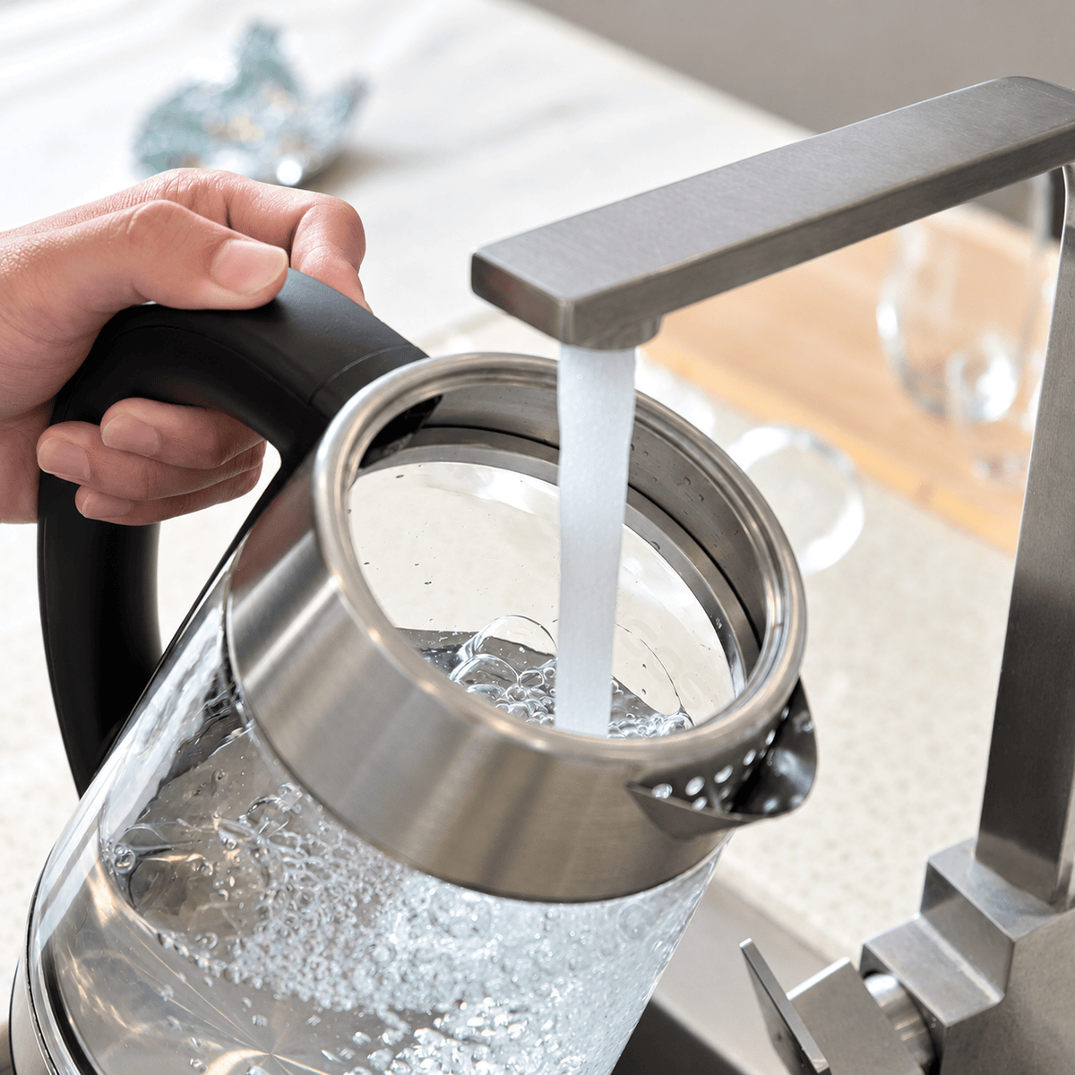 Aigostar glazen waterkoker 1,7 liter – infuser en 5 temperatuurstanden