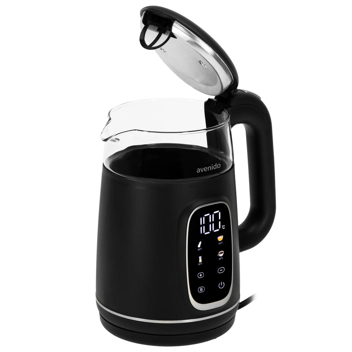 Avenido AV1310 glazen waterkoker 1,7 liter – 40–100 °C