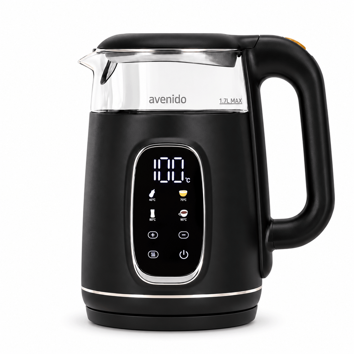 Avenido AV1310 glazen waterkoker 1,7 liter – 40–100 °C