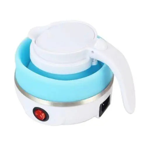 Blauwe opvouwbare reiswaterkoker 600 ml
