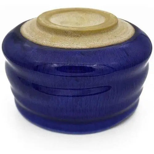 Blauwe porseleinen chawan