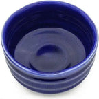 Blauwe porseleinen chawan