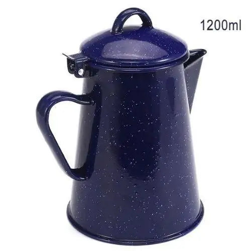 Blauwe waterketel 1,2 liter met sterrenmotief