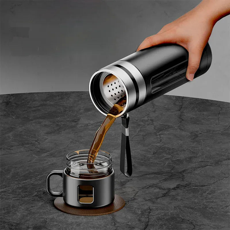 Borosilicaatglazen theefles 520 ml met infuser