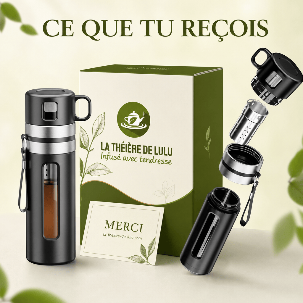 Borosilicaatglazen theefles 520 ml met infuser
