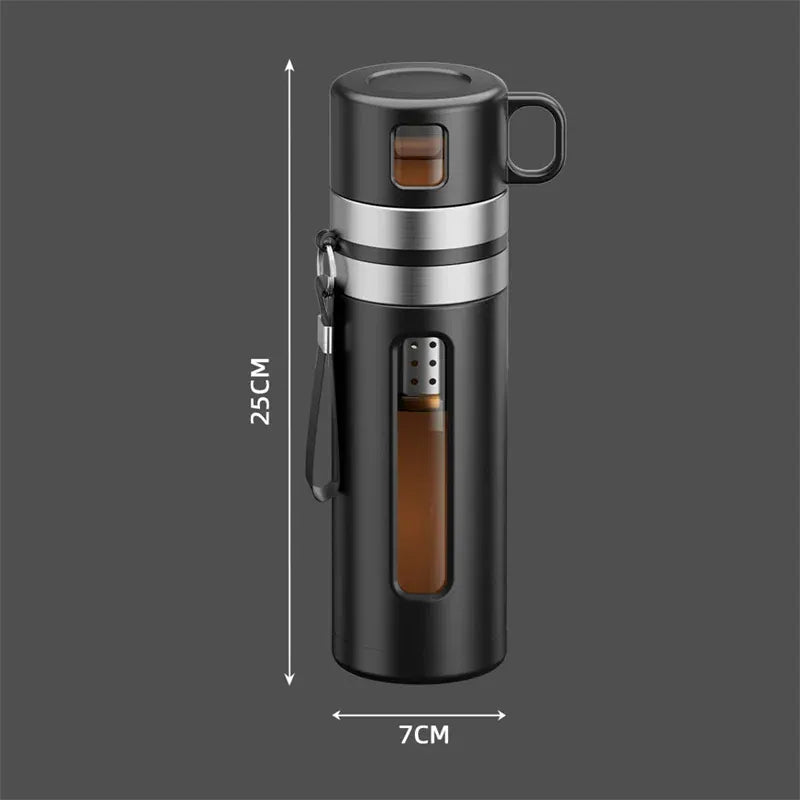 Borosilicaatglazen theefles 520 ml met infuser