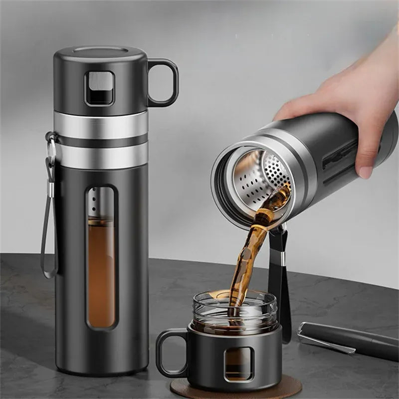 Borosilicaatglazen theefles 520 ml met infuser
