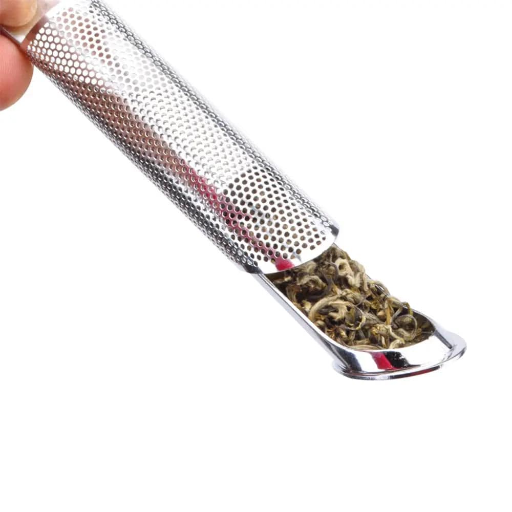 Buisvormige stalen thee-infuser