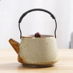 Chinese beige porseleinen theepot 300ML