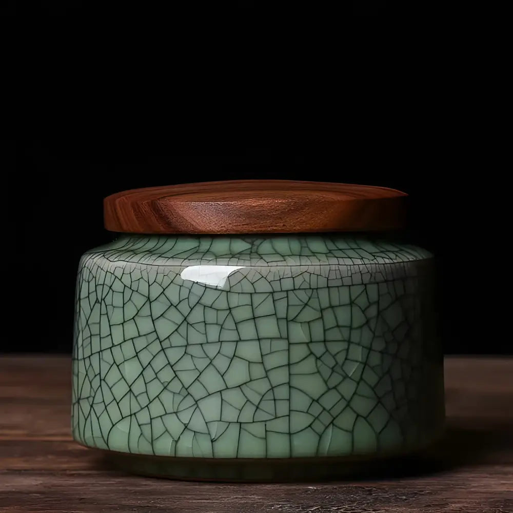 Chinese celadon theedoos
