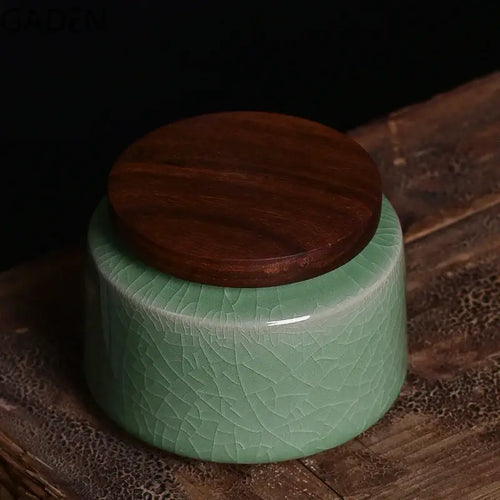 Chinese celadon theedoos