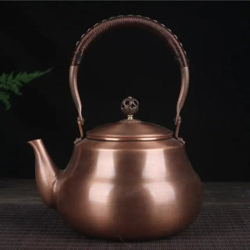 Chinese enkele koperen theepot 1,6L