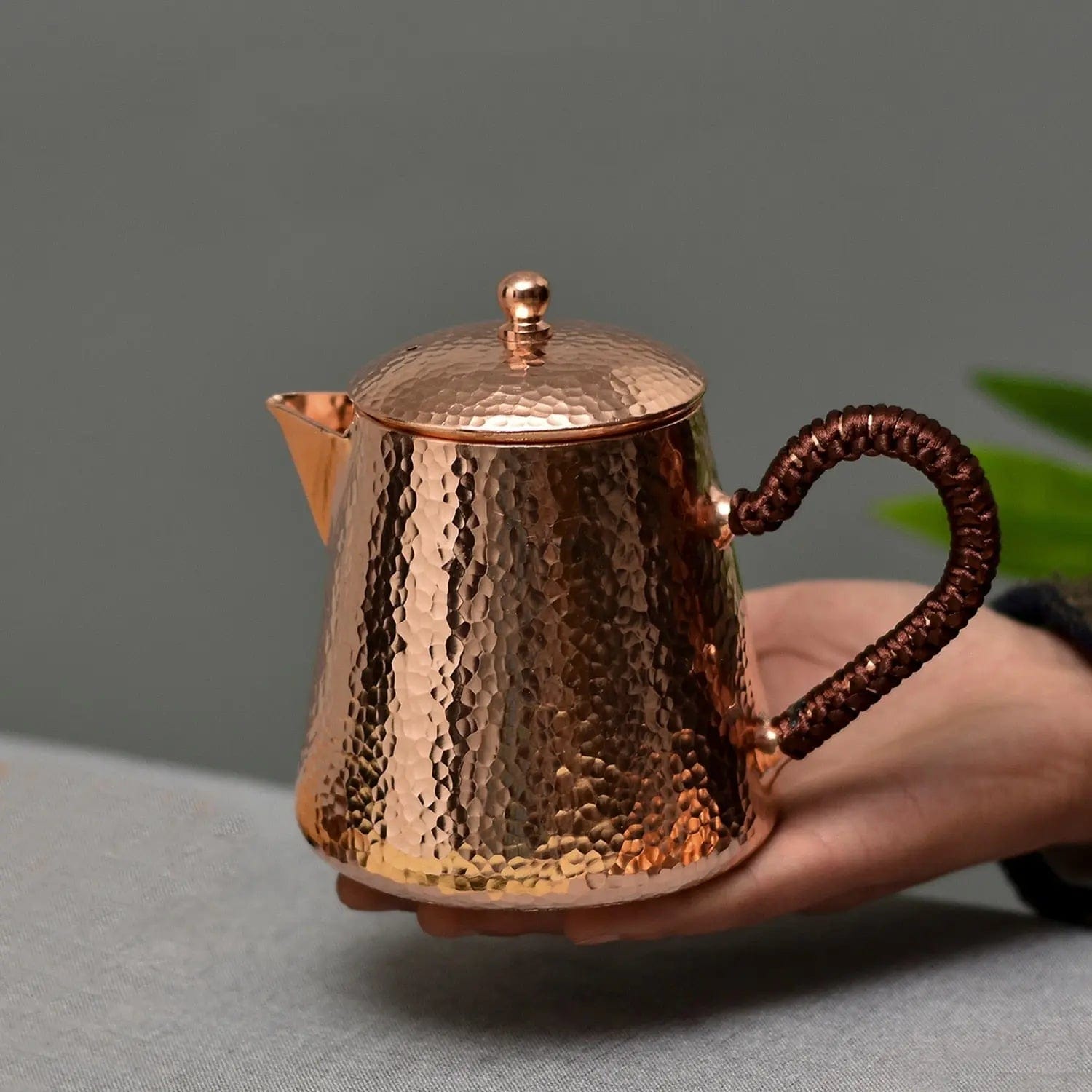 Chinese gehamerde koperen theepot 500ML