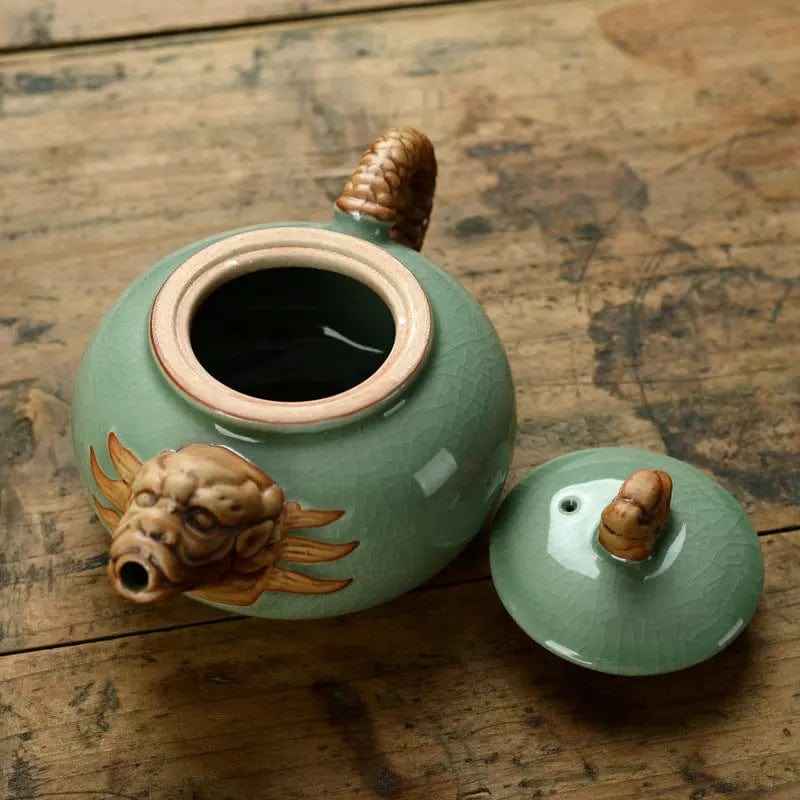 Chinese keramische drakentheepot 220 ml