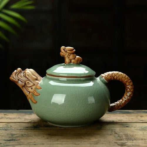 Chinese keramische drakentheepot 220 ml