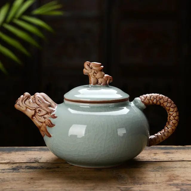 Chinese keramische drakentheepot 220 ml