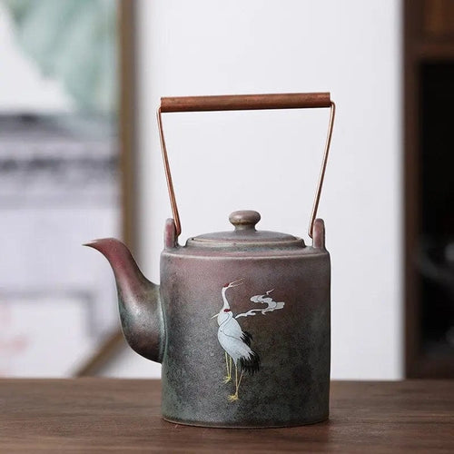 Chinese keramische kraan theepot 400ML