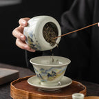 Chinese keramische theedoos