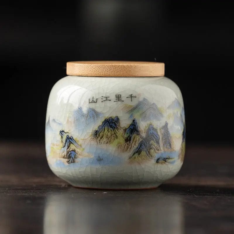 Chinese keramische theedoos