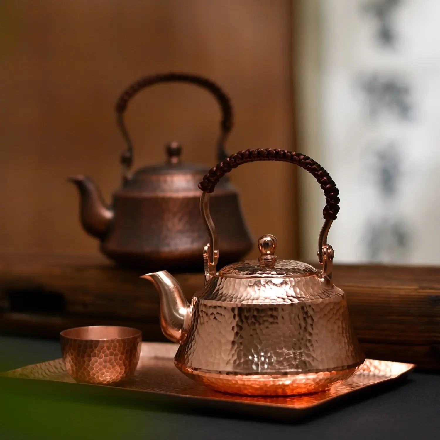 Chinese koperen theepot 400ML