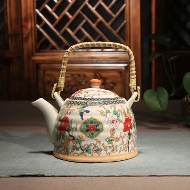 Chinese porseleinen theepot natuurlijk 900ML