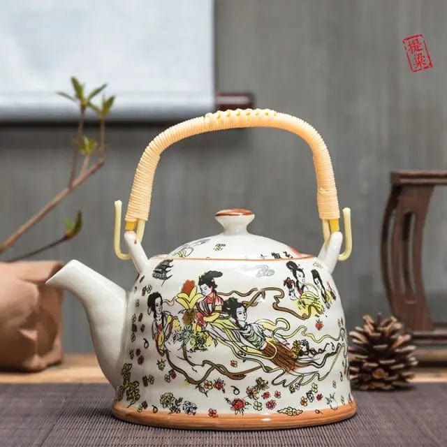 Chinese porseleinen theepot Picking 900ML