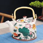 Chinese porseleinen vis theepot 900ML