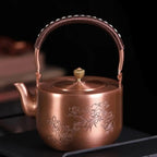 Chinese Pruimenbloesem Koperen Theepot 1.5L