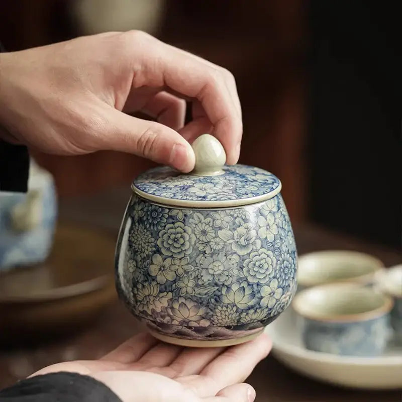 Chinese theedoos in ancestrale stijl
