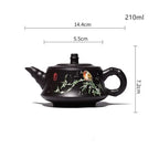Chinese Yixing zwarte klei theepot 200ML