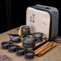 Chinese zwarte klei theeset
