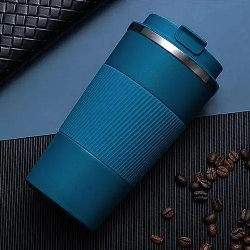 Compacte RVS thermosbeker 380 ml voor thee en koffie