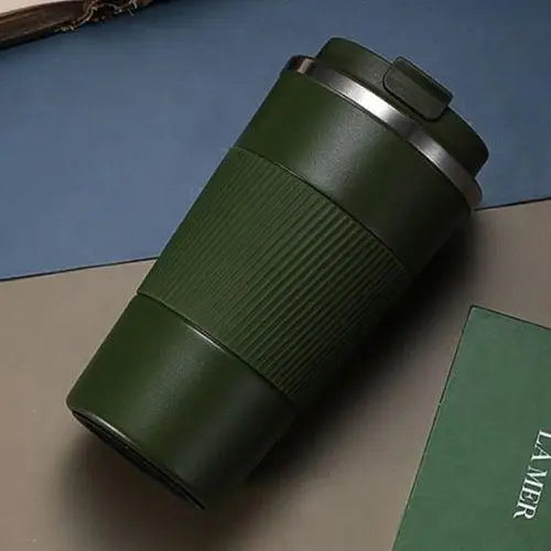 Compacte RVS thermosbeker 380 ml voor thee en koffie