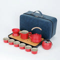 Complete Japanse keramische theeset