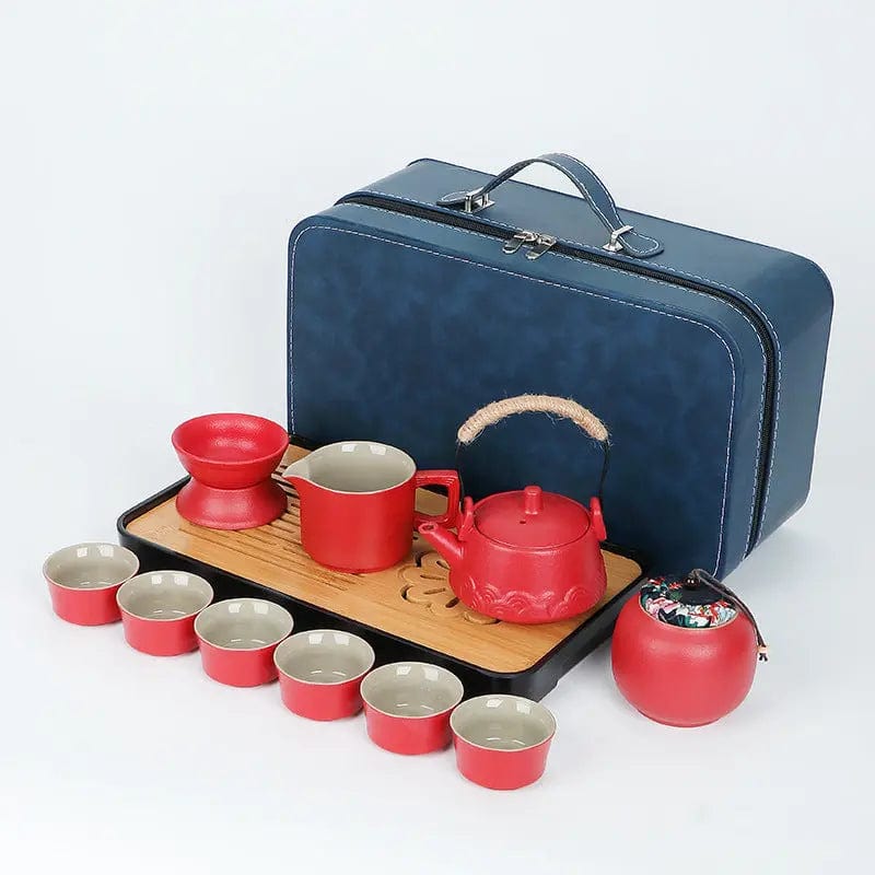 Complete Japanse keramische theeset