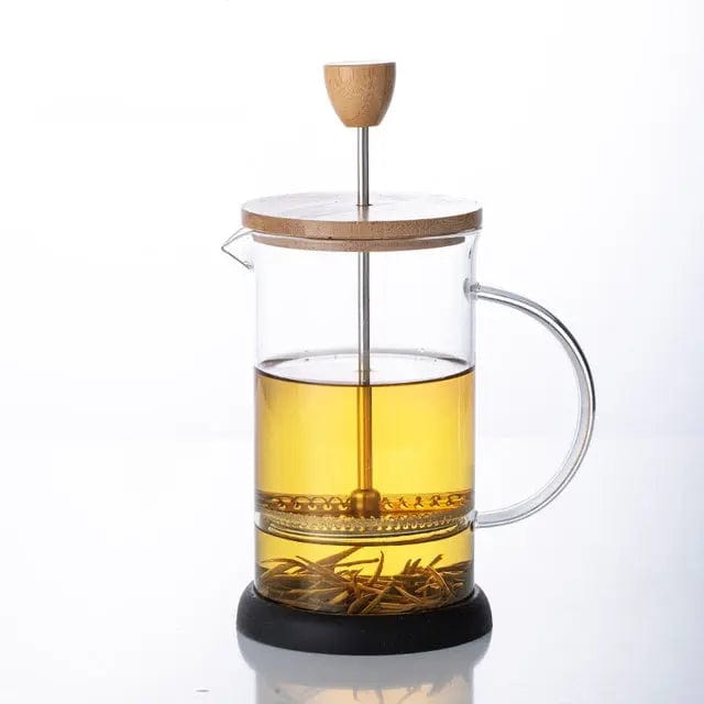 Design glazen theepot met drukfilter 350ML - 600ML