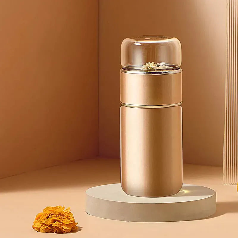 Design RVS theethermos met infuser