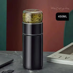 Design RVS theethermos met infuser