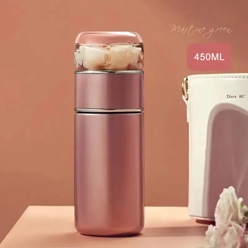 Design RVS theethermos met infuser