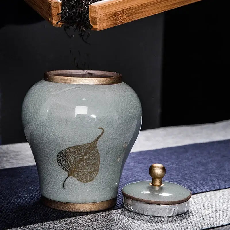 Design theedoos met Japanse motieven