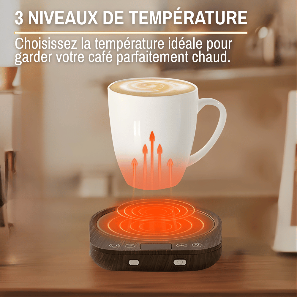 Digitale mokverwarmer met LED-display